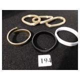 SIX MESH STRETCH METAL BRACELETS