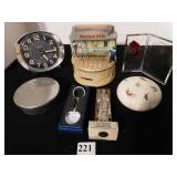 CABLE CAR MUSIC BOX, TWO TRINKET BOXES,