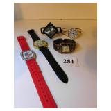 FIVE LADIES WATCHES