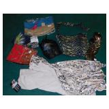 2 NEW BAGS, SCARVES, ETC.