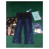 22WP JEANS WITH GEMS, SIZE 2X PJ SET, 1X/1X OTHER
