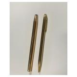 CROSS PEN & PENCIL 2 GOLD FILLED ENGRAVED NAME ON
