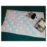 PAJAMA SET 1X LEOPARD PRINT, HANDMADE PUFFY BABY