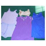 BRA 3X, PAJAMA SETS 2X THREE PAIR