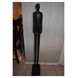 LONG LEG IRON MAN 47 1/2" MOUNTED ON MARBLE BASE