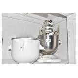 KITCHEN AID HOBART K-5A MIXER W/ SEVERAL