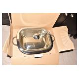 STAINLESS CHAFING DISH W/ OB