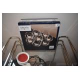 MIKASA 8 CANDLE HOLDERS IN OB & CANDLE WARMER