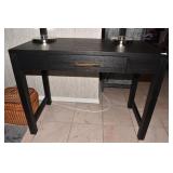 ENTRANCE TABLE/DESK 40" W X 20" X 31" H BLACK