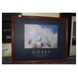 GOAL PRINT 26" X 32" NO GLASS