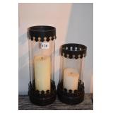 CYLINDER CANDLE HOLDERS 11"-14.5" H