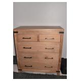 ARHAUS DRESSER 40" H X 37" X 18" 5 DRAWER W/