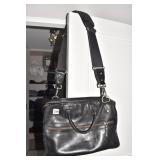 QUALITY LEATHER BRIEFCASE W/ PLAID INTERIOR 15" X