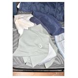 KING SHEET SET, BLUE CHAPS TOWEL, MATTRESS COVER