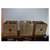 BASKETS WOVEN KNIPSA 32 CM X 33 X 32 BY IKEA