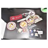 CADETS PINS, PATCHES FROM BUGLE CORPS