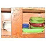 FIESTA BLUE/ BURGUNDY, SHOWS WEAR