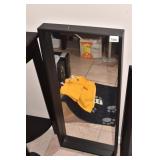34" X 15" BLACK MIRROR FRAME