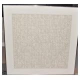 FRANK FEDO MODERN HAND DRAWN GEOMETRIC 29" SQUARE