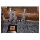 MARTINI GLASS PRINT 12" SQUARE AND MARTIN GLASS