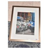 STREET SCENE JANET SHILLING - PASTEL 21" H X 17"