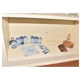 DELFT SHOES, SPICE JARS, ETC.