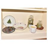 YANKEE CANDLES NEW, HAND PAINTED BOWL AUSTRIA