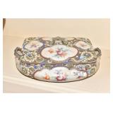 ENAMELED COVERED CASSEROLE