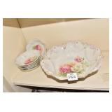 GERMAN LARGE BOWL RS GERMANY AND 6 BERRY BOWLS