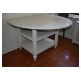 DROP SIDE DINING TABLE 46" X 26" W/ 2 DROP SIDE
