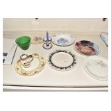 MIKASA SOMETHING BLUE PLATE, ROYAL KENT GRAPES,