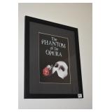 THE PHANTOM OF THE OPERA 21" X 17.5"