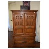 ARMOIRE 2 DOOR TOP 2 DRAWER BASE (BELIEVE DREXEL)