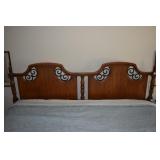 KING HEADBOARD 81" W - WOOD AND IRON - 46" H