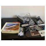 CLIP ON BOOK LIGHT, WATERFORD PEN HOLDER, JAMBOX