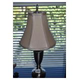 PEWTER FINISH LAMP