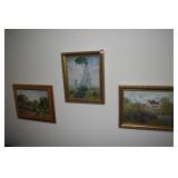 PRINT ON BOARD - 13" X 10" REPRODUCTIONS - 3 TO