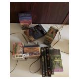 HARRY POTTER 4 CASSETTE SET & 1 GAME