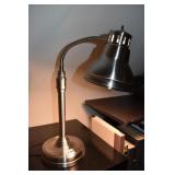 PEWTER FINISH DESK LAMP - 16" H