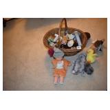 WOOD BLOCKS AND TY BABIES