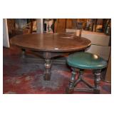 GLOBE OAK COFFEE TABLE 40" ROUND X 14.5" H