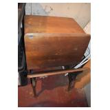 ANTIQUE SCHOOL DESK W/ INK WELL HOLE 32" H X 24"