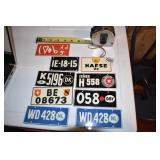 MINI LICENSE PLATES, SWITZERLAND, NETHERLANDS,