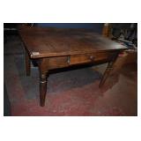 ANTIQUE HAND-CRAFTED DESK 21.5" H X 36" X 24" D