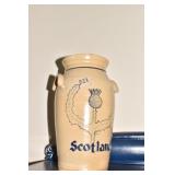 SCOTLAND CROCK W/ ELEPHANT EARS 12" H