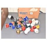 MINI VINTAGE FOOTBALL HELMETS