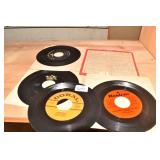 VINTAGE 45 RECORDS INCLUDING JIMMY RODGERS AND