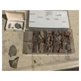 CORE SAMPLES, ARROW HEADS