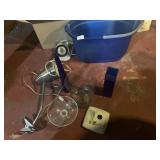 BUCKET W/ CLIP ON LIGHT, UP LIGHT, VASES