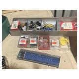 DRAWING PENCILS, CLIPS, INK, ETC.